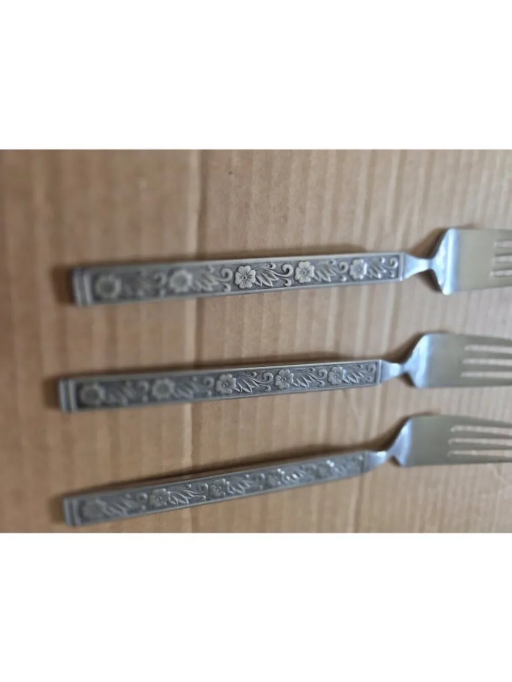 Gold Standard Night Blossom Dinner Forks Set of 3 Japan Flowers
